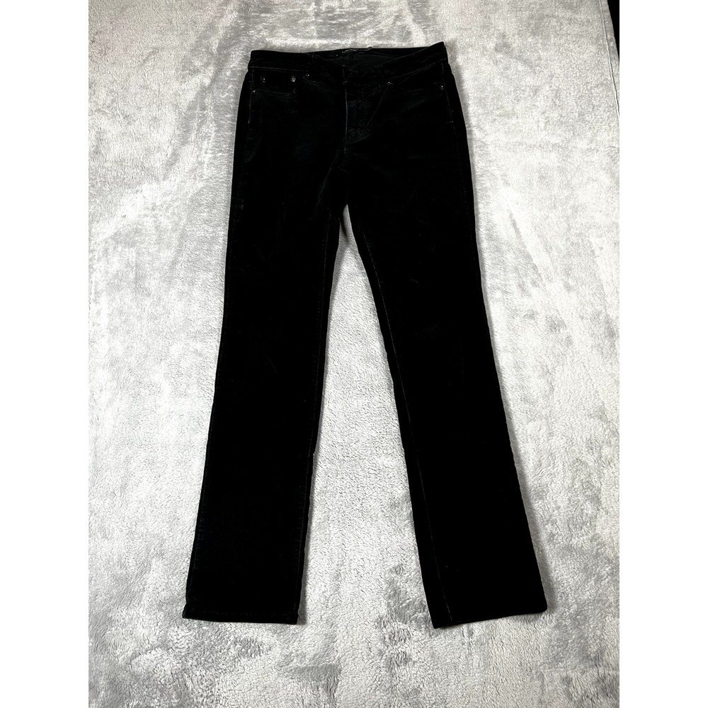 Lauren Ralph Lauren Women 6 Black Label Corduroy Straight Leg Pants